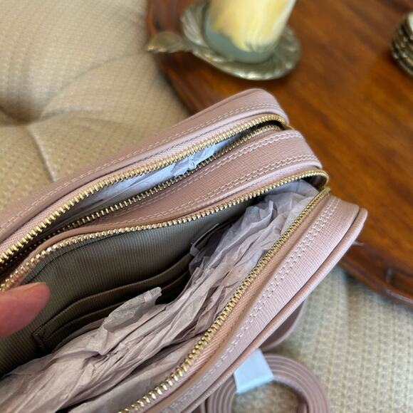 Furla Lilli crossbody bag in moonstone ( light dusty pink) New with tag - Picture 9 of 14